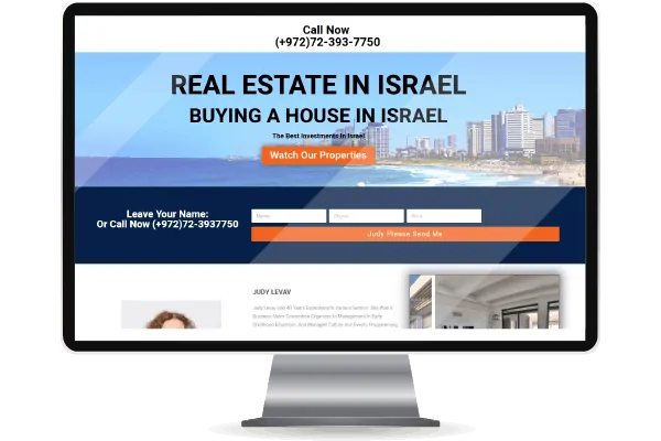 בניית אתרים להשקעות נדל"ן בישראל