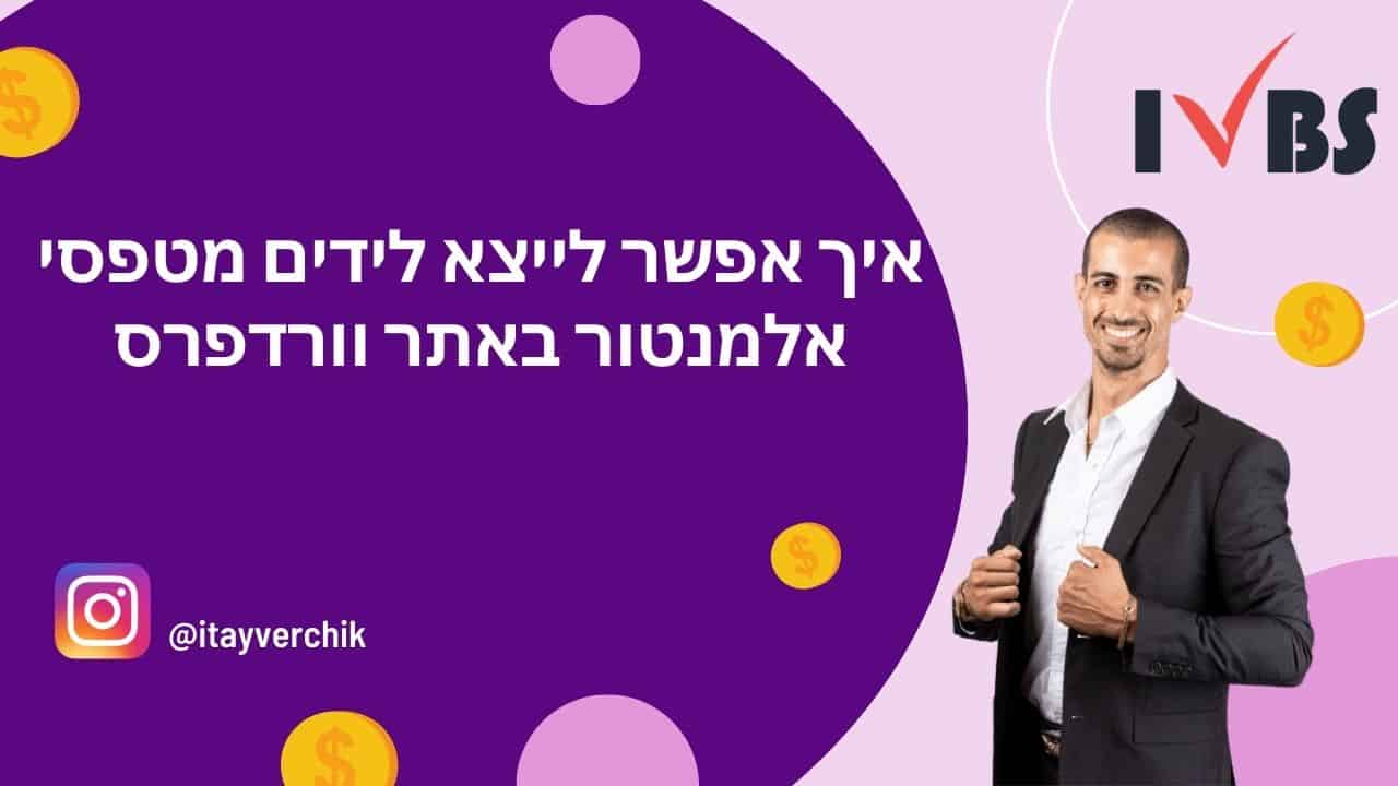איך אפשר לייצא לידים מטפסי אלמנטור באתר וורדפרס