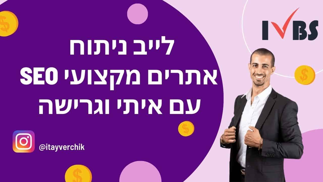לייב ניתוח אתרים מקצועי עם איתי וגרישה – כלים, טיפים ודוגמאות לשיפור האתר שלכם